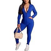 YeGine Women 2 Piece Outfits Long Sleeve Tracksuit Bodycon Matching Sets Hoodie Jacket Jogging Suit