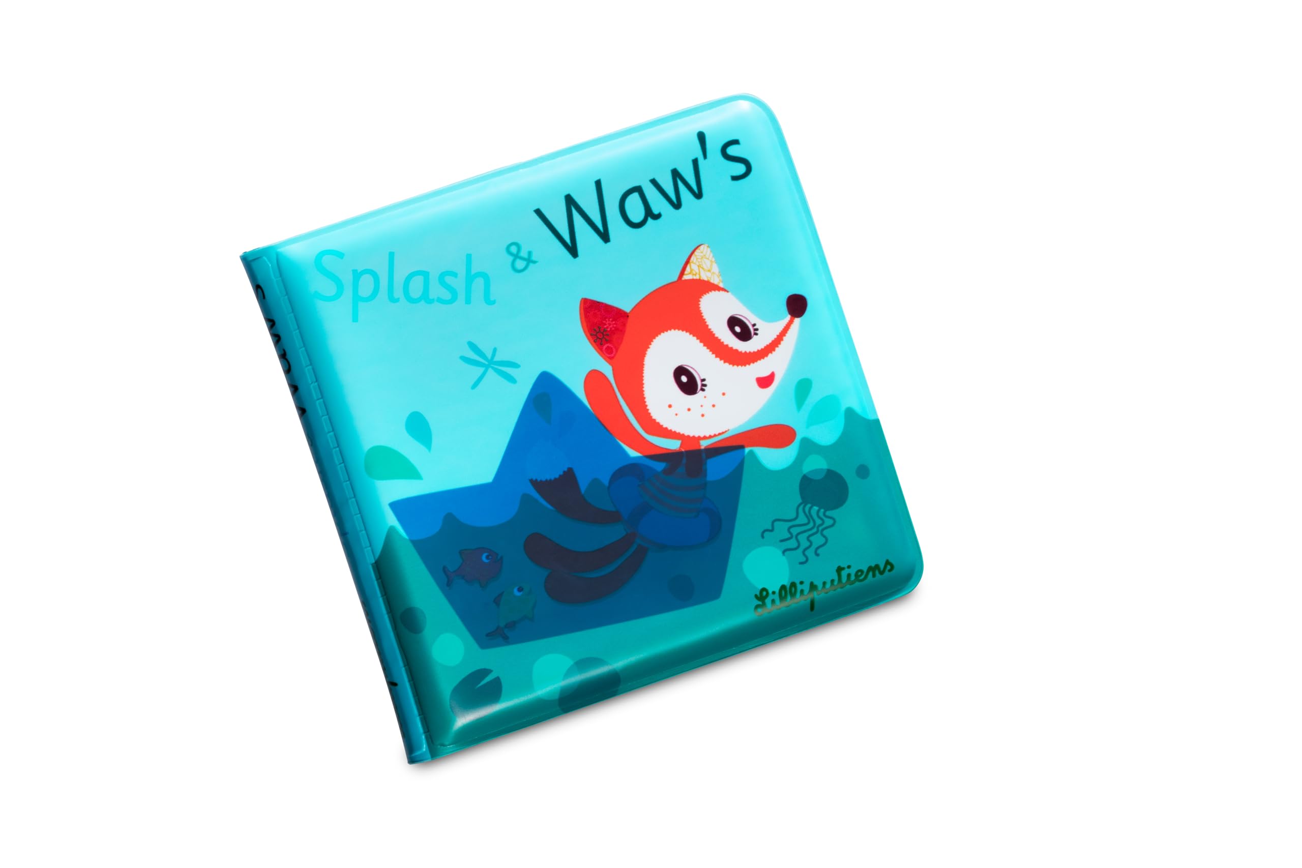 LILLIPUTIENS - Magic Interactive Bath Book - Alice the Fox and the Water Animals - Educational and Fun Baby Toy Awakening and Discovery - 83005