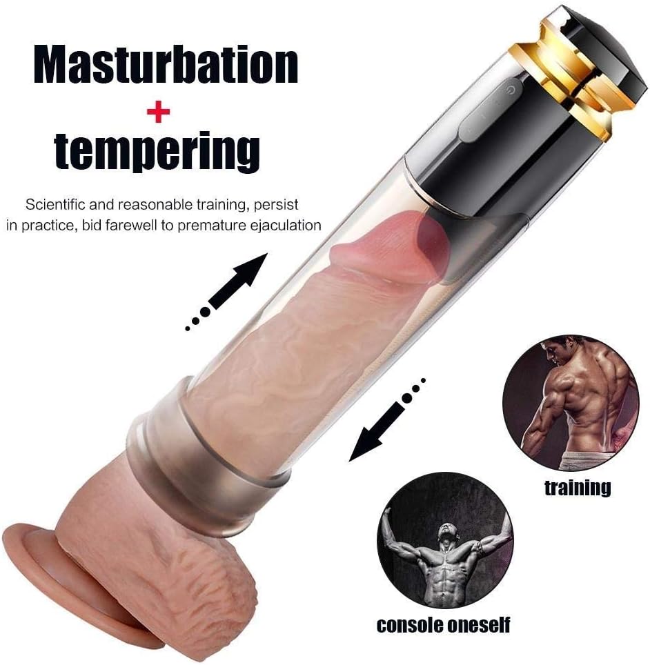 LIYUNF T Men's Deep Throat, V?brating Orál Cup, 100% Safe Silicone for Man Self Pleasure for Men Enhancement Exercise Sucking Endless Pleasure, Adullt Toys for Men