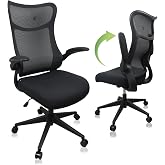 TTRACING Airflex V2 Ergonomic Office Chair with Flip-Up Arms Graphite Black | Thick memory foam seating, ideal for home workstation &amp; gaming setup Features 3-position tilt lock
