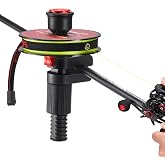 Piscifun Speed E Fishing Line Spooler, Portable Fishing Reel Spooler | One-person spooling, portable reel spooler, fits spinning &amp; baitcaster reels, tension control, helps reduce line twist