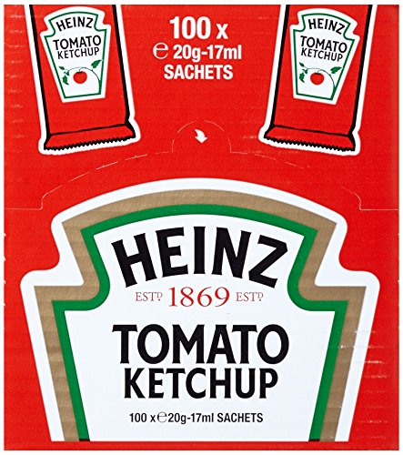Heinz Tomato Ketchup Portsionsbeutel 100er Pack 100 X 17 Ml Amazon De Lebensmittel Getranke
