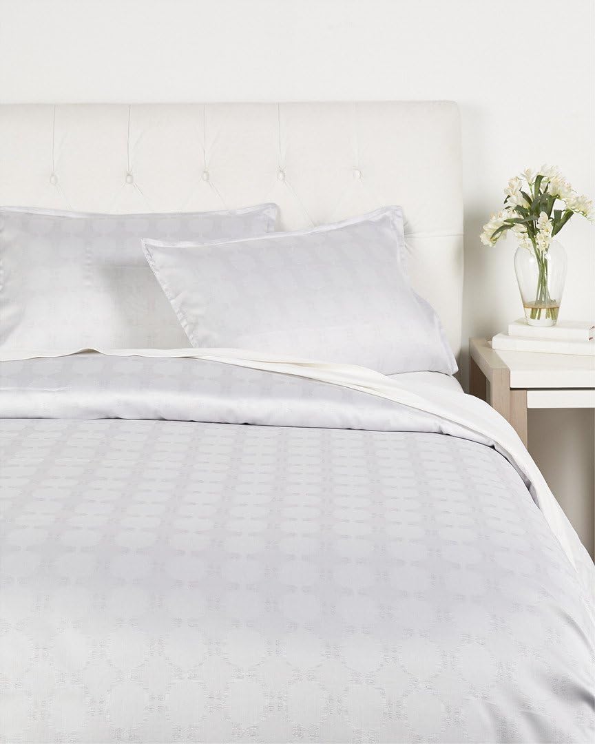 Amazon Com Sferra Molani Fog Queen Duvet Cover Home Kitchen