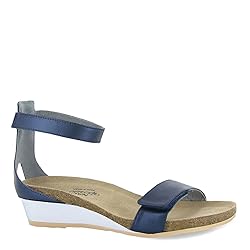 NAOT Footwear Women's Mermaid Wedge Polar Sea Lthr