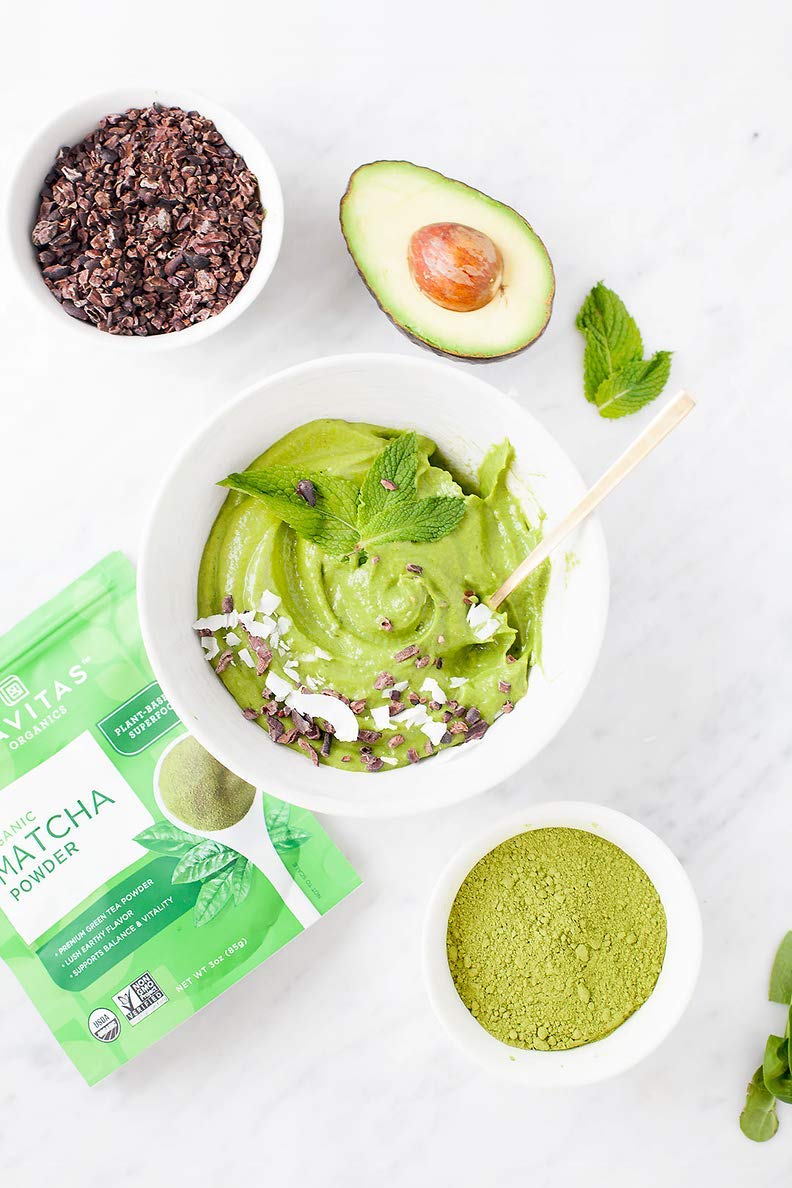 Navitas Organics Matcha Powder, 3oz. Pouch — Premium Culinary Grade, Organic, Non-GMO, Gluten-Free : Grocery & Gourmet Food
