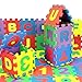 FAPIZI Number Alphabet Puzzle Foam Educational Toy Gift, 36-Pieces