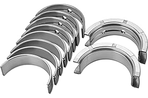 ARMKER STD Main Bearings Set Replacement for LS 4.8 5.3 6.0 6.2L Engine 1997-2013 LS1 LS2 LS3 V8, Standard Size Crankshaft Bearings kit MS2199A MS2199P