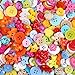 Crystallove Mixed Small Plastic Buttons Lot with Different Color and Style for Sewing Fasteners Scrapbooking and DIY Handmade Craft (plastic-100pcs)