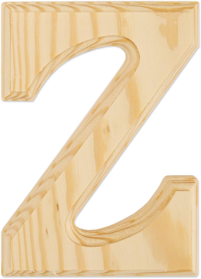 Juma FarmsDecorating Wood Letter, 6-Inch, Letter Z