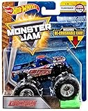 2018 Hot Wheels Monster Jam 1:64 Scale Truck with Re-Crushable Car - King Krunch