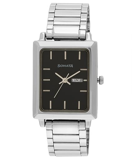 Analog Black Dial Mens Watch -NK7078SM06