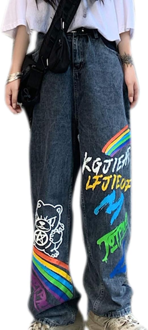 CHICLAZA-pantalon Vaqueros De Pierna Ancha Para ... - Vicedeal