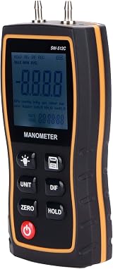Garosa Digital Differential Manometer Pressure Gauge Meter HVAC ±103.42KPA 11 view 2