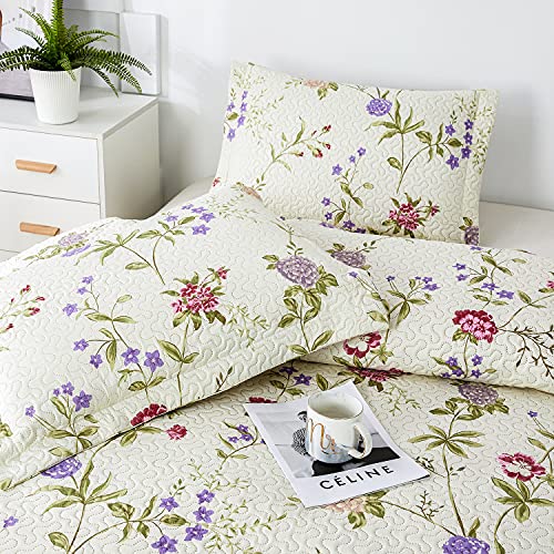 Edredones Florales De Campo Colchas De Cama Tamaño Completo