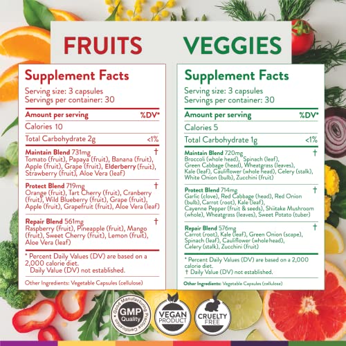 Simply Nature's Promise Fruit and Vegetable Supplements 90 Veggie