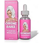 CHROMEBABEE Brightening Serum with Coconut Oil, Vitamin E, and AHA – 1 fl oz