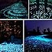 SUPERLELE 300pcs Blue and Pink Glowing Pebbles with 10 Glowing Butterfly as Gift. for Walkway, Bonsai, Aquarium