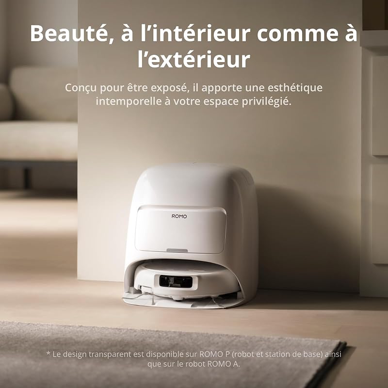 ROMO S Robot Aspirateur Laveur