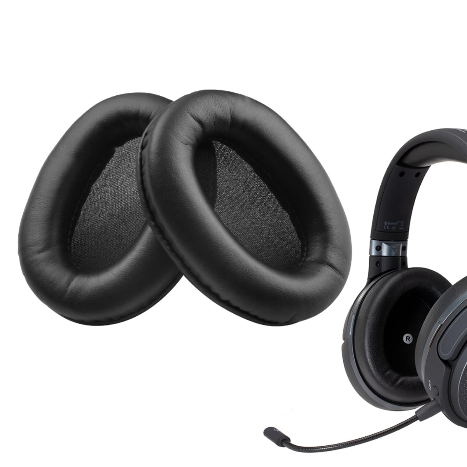 Headphone Ear Pads, Replacement Headset Cushions Cloud Flight Soft Breathable Almofada for Kingston Cloud Flight