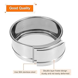 PATIKIL 35 Mesh Lab Sieve, 4" Diameter Test Sieve