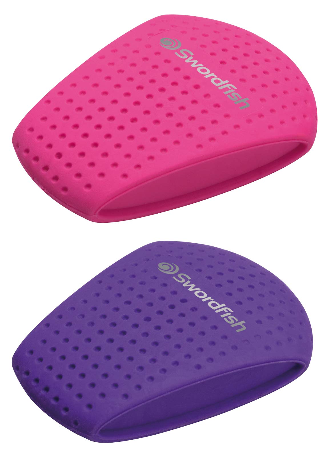 Swordfish ‘Wedge’ Erasers – Pink & Purple [Pack of 2] PVC and Phthalate Free Eraser [40372]