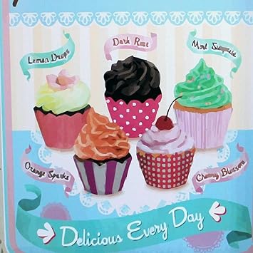 Fairy Cakes Metal Tin Plague Vintage Picture Poster Wall Decor And