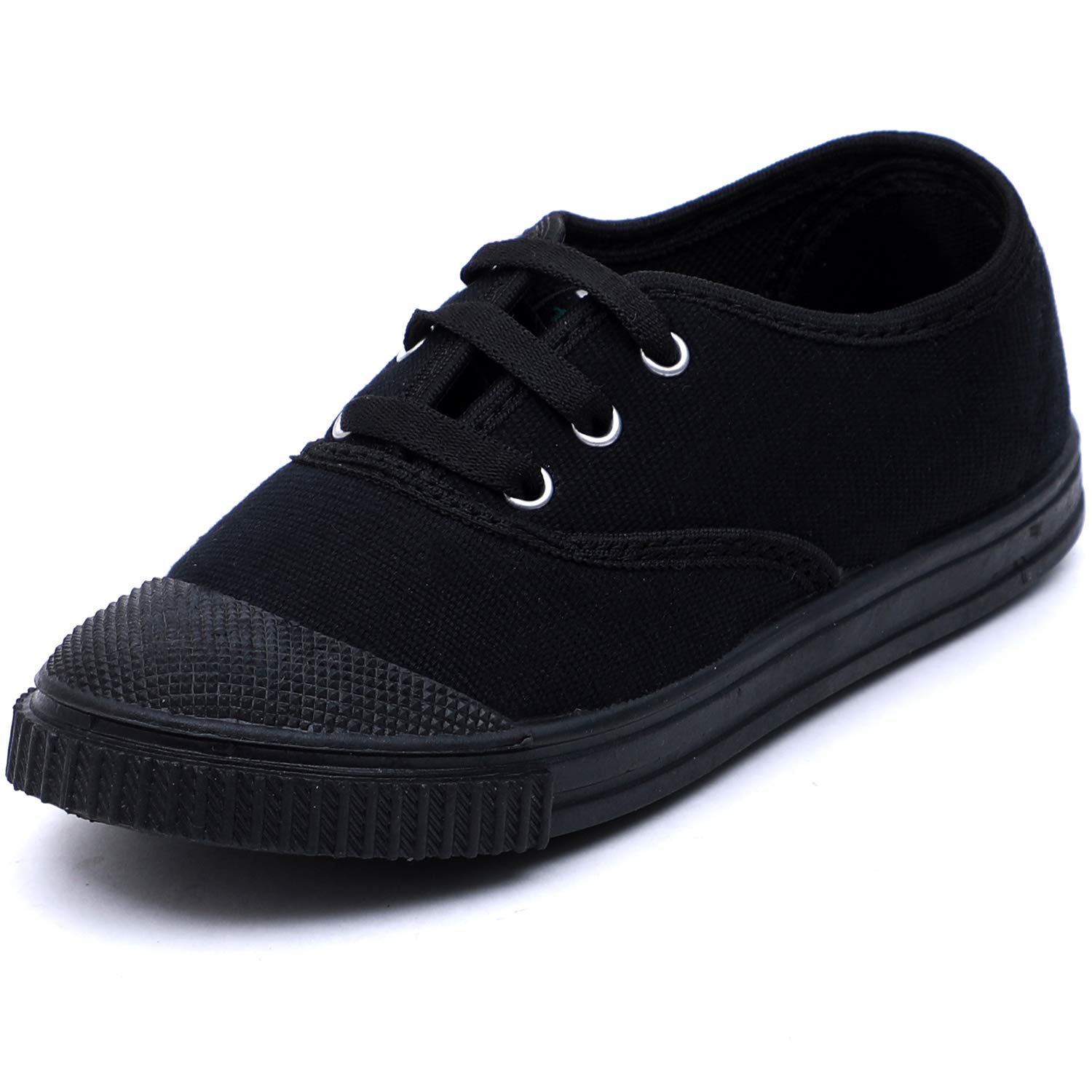 Buy Aircity Kid's Superlight Canvas School Shoes (Black,13C) at Amazon.in