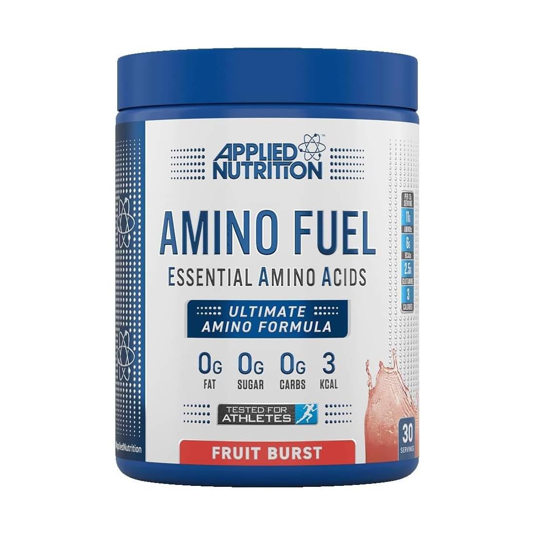 Applied Nutrition Essential Amino Acid (EAA) Powder Supplement Maximize Muscle Growth, 11g Per Serving with BCAA’s, Fruit Burst, Blue, 390 g