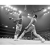 Ikonic Fotohaus Muhammad Ali Joe Frazier Boxing Legends Signed Photo Autograph Print Wall Art Home Decor