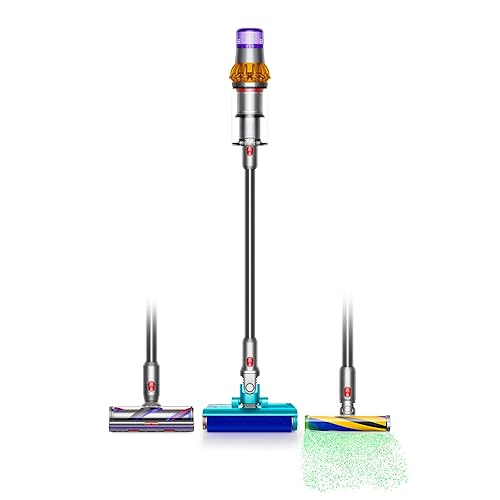 Dyson V15s Detect Submarine​ Wet Dry Vacuum, Yellow/Nickel