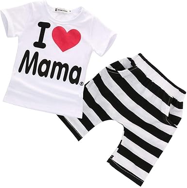 i love mama t shirt baby