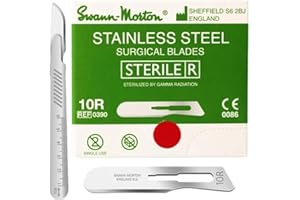 CHANELBLISS Dermaplaning Kit with (Swann)-(Morton) (10) R Blades (100ct) – Includes 100 Disposable Scalpel Blades