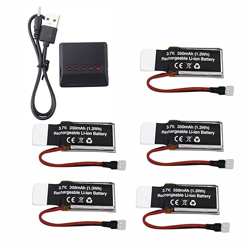 Fytoo Accessories 5PCS 350mah Lithium Battery with in