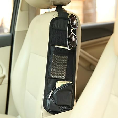 Amazon 自動車 車 収納 壁掛けポケット 車収納ホルダー 収納 汎用 カーアクセサリー カーシート ポケット 多機能 小物 小物入れ 整理 整頓 簡単 取り付け ポケット ケース カバー 車 バイク
