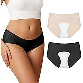 Culibit Camel Proof Underwear for Women Seamless Thongs with Camel Concealer Toe No Show Yoga Bikini Workout Panties