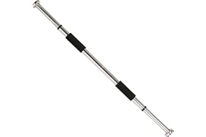 Sunny Health & Fitness Adjustable Doorway Pull Up Bar – Chin Up Bar for Home Gym Training