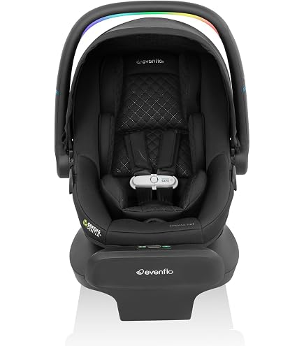Evenflo LiteMax Infant Car Seat Base, Easy to Install, Versatile and Convenient, Meets All Federal Safety Standards, Durable Construction, Compatible with All LiteMax Infant Seats, Black : Baby