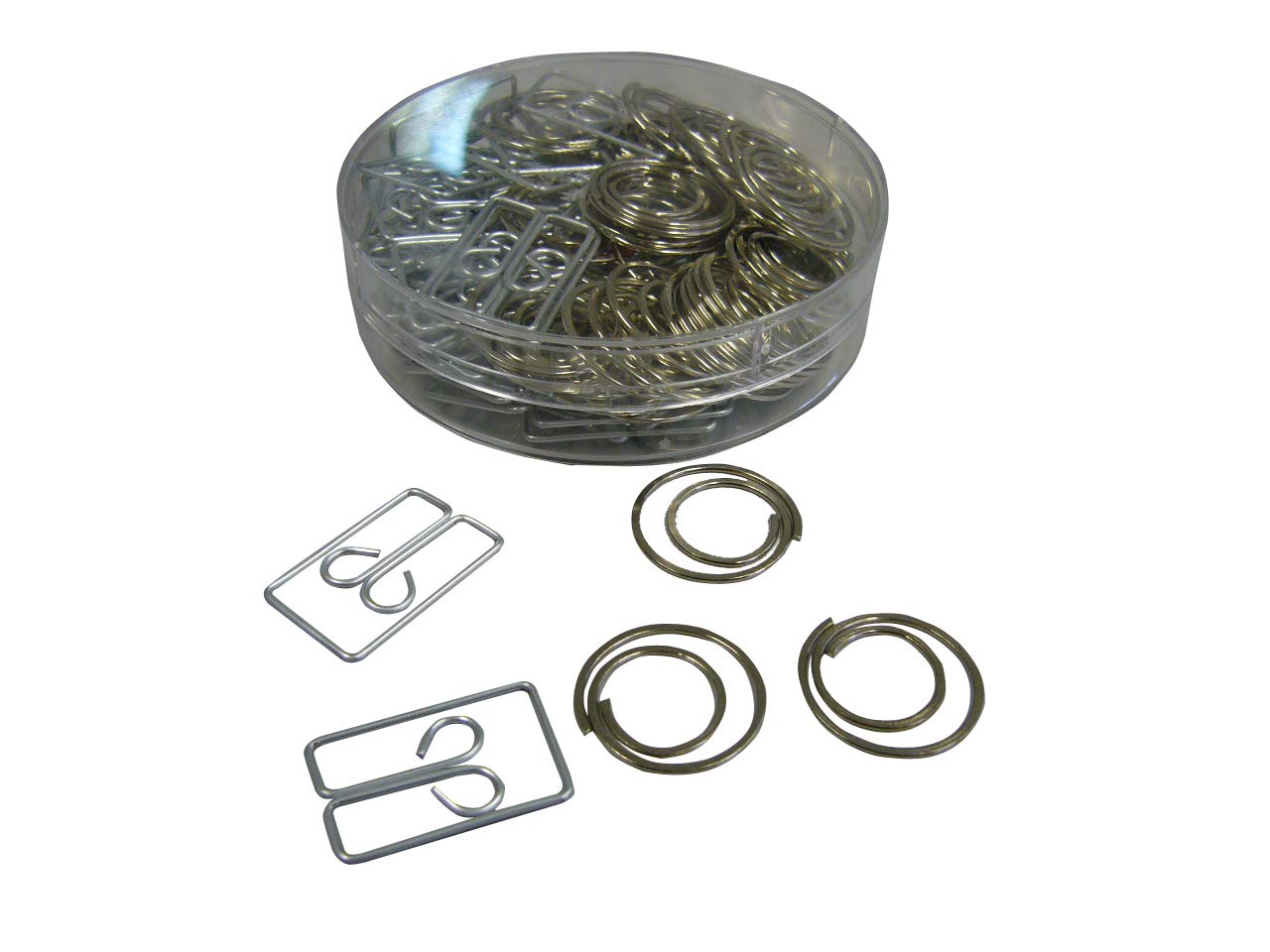 Dr. Gold 83059000 Paper Clips Tubs Diameter 7.5 cm Pack of 100 Chrome-Plated