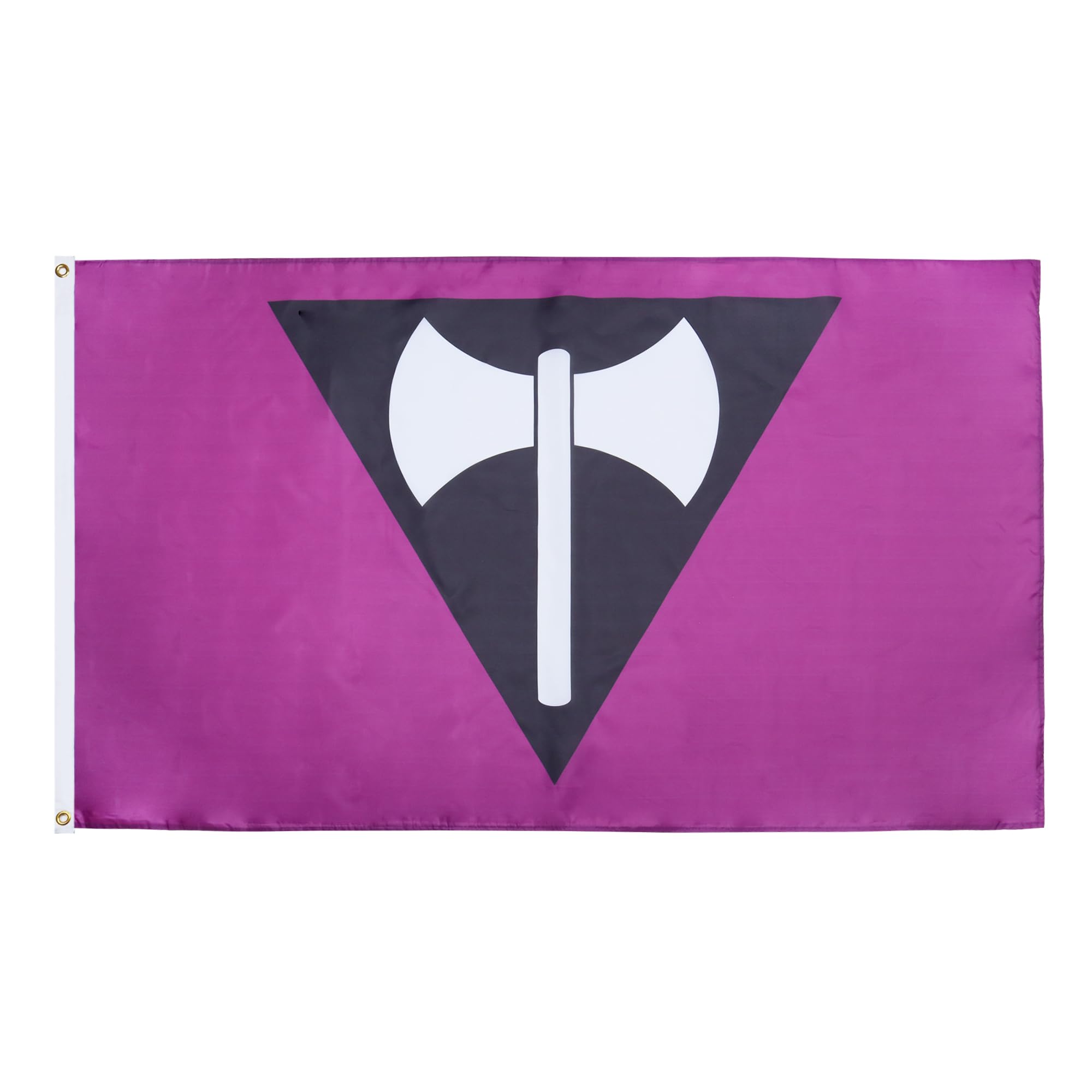 AZ FLAG - Lesbian Labrys Pride Flag - 3x5 Ft - 100D Polyester Lesbian Community Banner with Two Metal Grommets - Fade Resistant - Vivid Colors - 3' x 5' Feet - 150x90 Cm