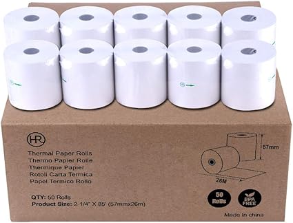 Papel térmico 2 1/4
