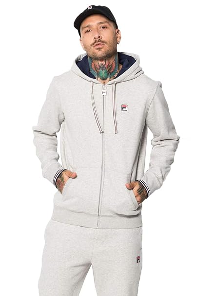 tuta fila grigia e nera