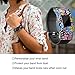 AIWELL Band Cover for Fitbit Charge 2, Silicone Rubber Sleeve Protect Case Screen Protector Charge 2 Accessory (2PC-03)
