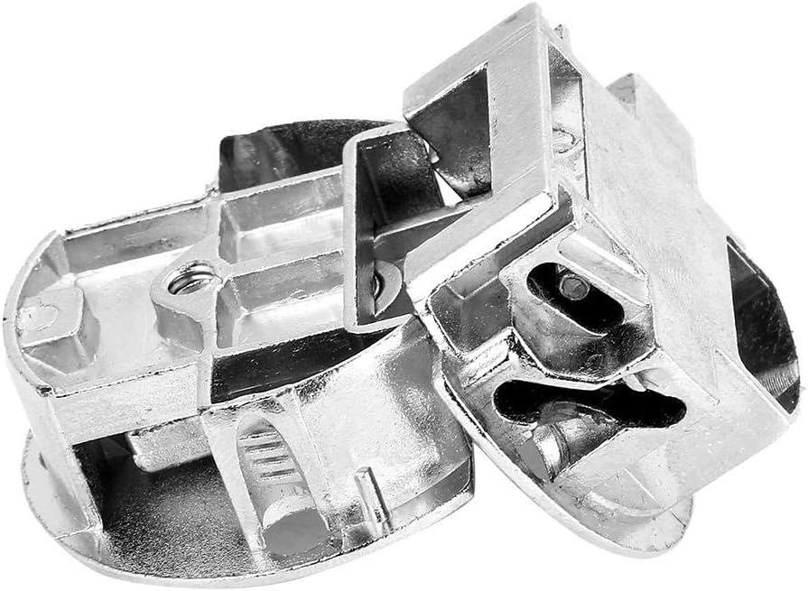Jadeshay Hinges,2 Pieces Door Hinges Hidden Cabinet Hinges Adjustable 90 Degree Page Turning Hinge Back Flap Hinge for Lifting Desk Kitchen Folding Dining Table with 12 Pieces Mounting Screws - Image 5