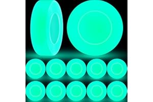 Deekin Ice Hockey Puck Glow in The Dark Pucks Green Floor Party Pucks Bulk Street Hockey Puck for Youth Adults Outdoor Games Gifts Practicing & Training
