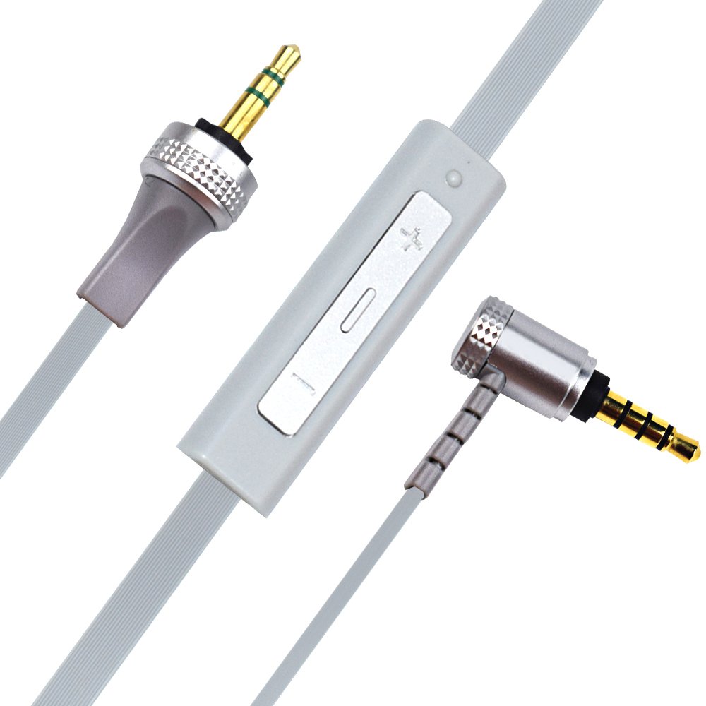 Sqrmekoko Inline Mic Volume Control Aux Audio Cable
