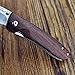 Enlan M028 Hunting Pocket Knives Stainless Steel Blade Rosewood Folding Knife for Everyday Carry Outdoor Camping Survival