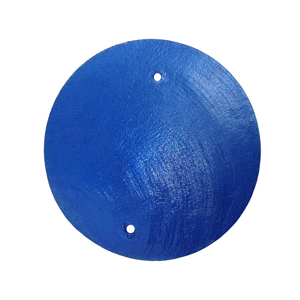Vie Naturals Capiz Shell Discs 5cm Diameter With 2 holes - 45 Pcs (Sea Blue)