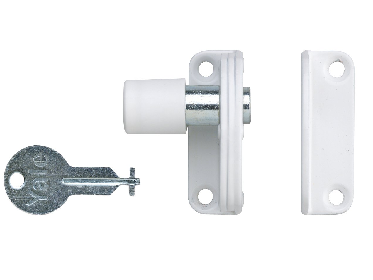Yale Locks P123WE Sash Window Presslock White