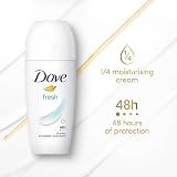 Dove Fresh Antiperspirant Deodorant Roll On 48H Women 50ml Pack of 12 view 5