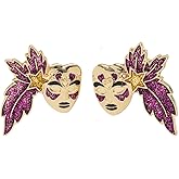 Mardi Gras Earrings Lightweight Carnival Mask Jester Stud Earrings for Women Mardi Gras Outfit Jewelry for Women